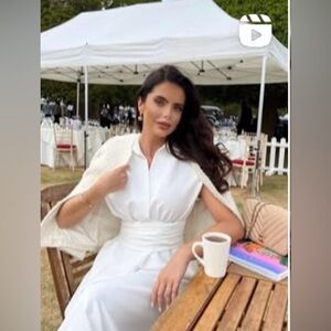 Aavelle white shirt dress. Sold out, no longer made! Size Small